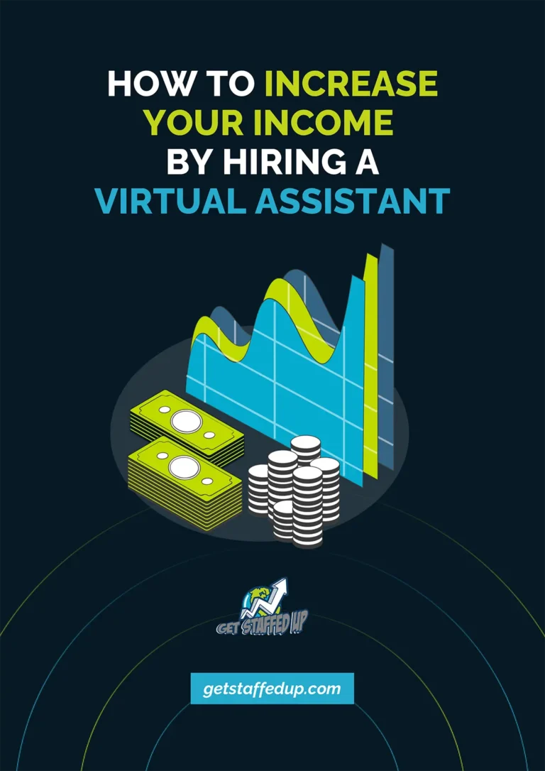 how to increase your income by hiring a Virtual Assistant resource cover