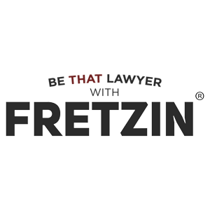 Be That Lawyer with Fretzin Logo