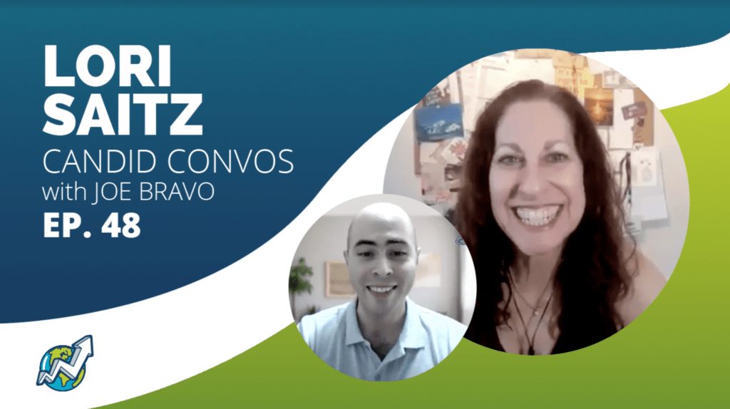 Candid Convos with Lori Saitz featuring our Brand Ambassador, Joe Bravo.