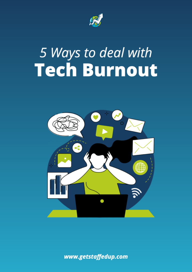 5 ways to deal with tech burnout cover