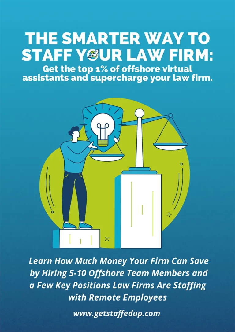 the smarter way to staff your law firm resource cover illustration