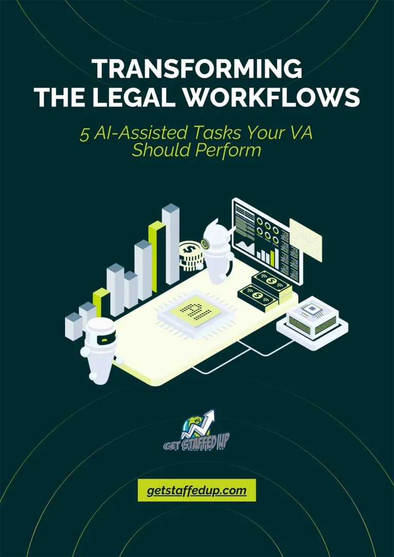 Transforming the legal workflows. 5 AI-assisted tasks your virtual assistant should perform - cover illustration