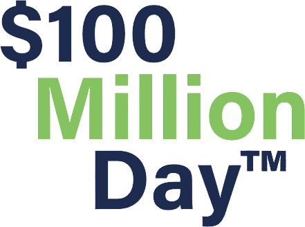 $100 Million Day TM logo