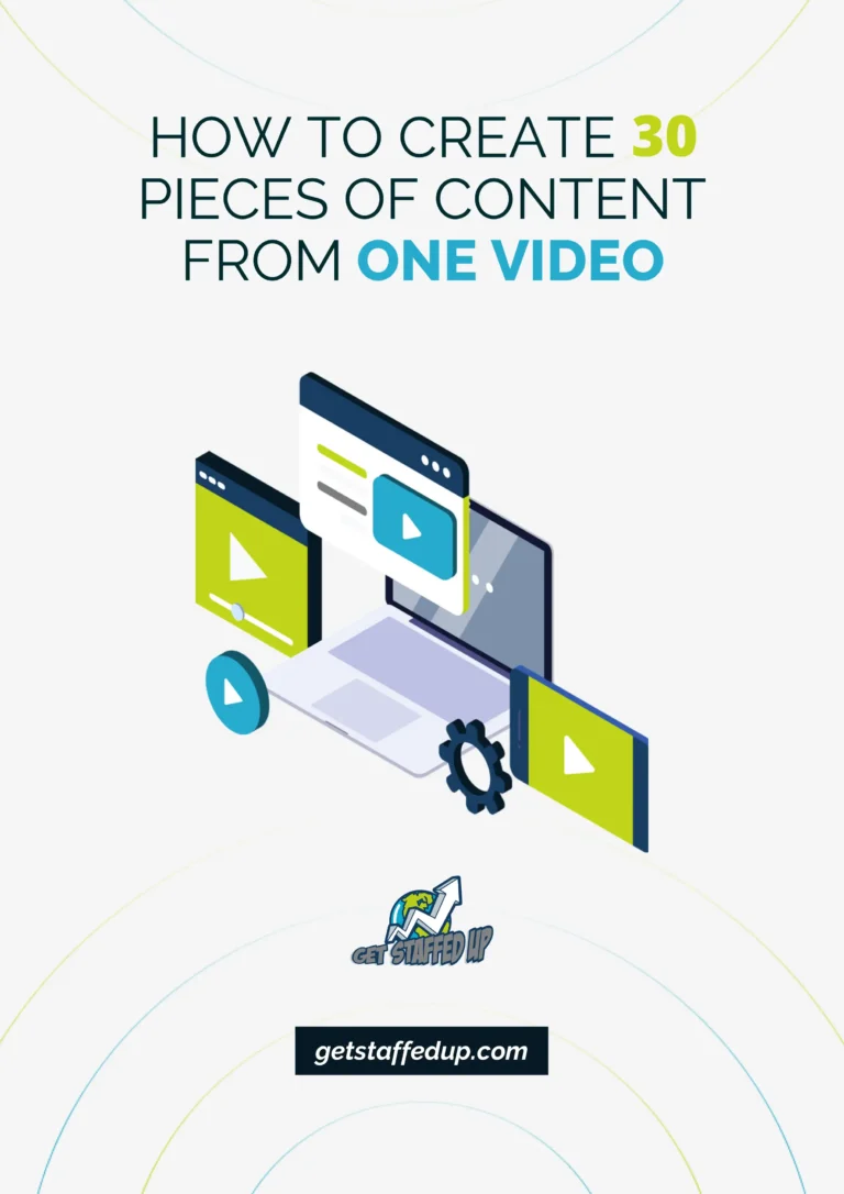 How to Create 30 Pieces of Content from One Video resource cover