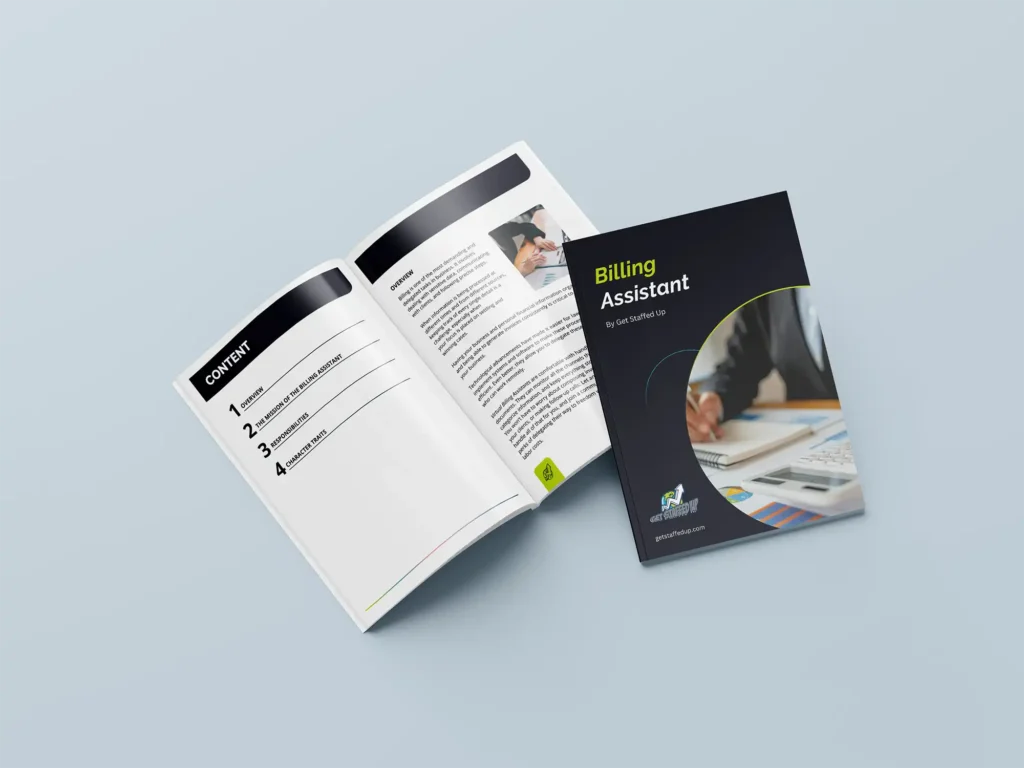Billing Assistant Job Description cover mockup display