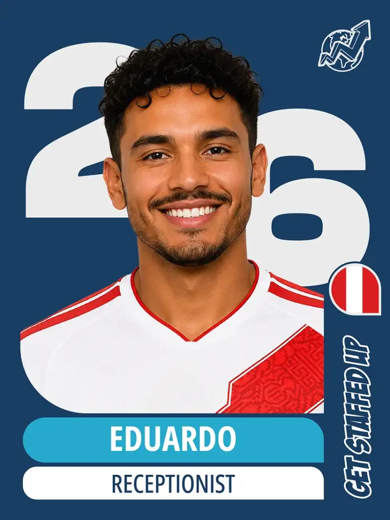 Receptionist player card