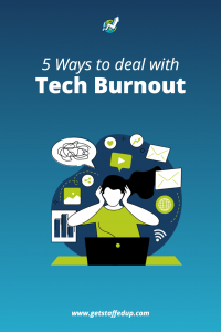 5 ways to deal with tech burnout cover